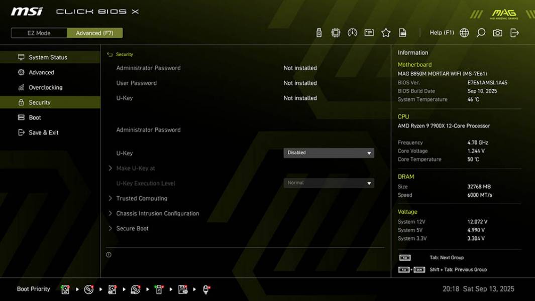 MSI MAG B850M MORTAR WIFI-4